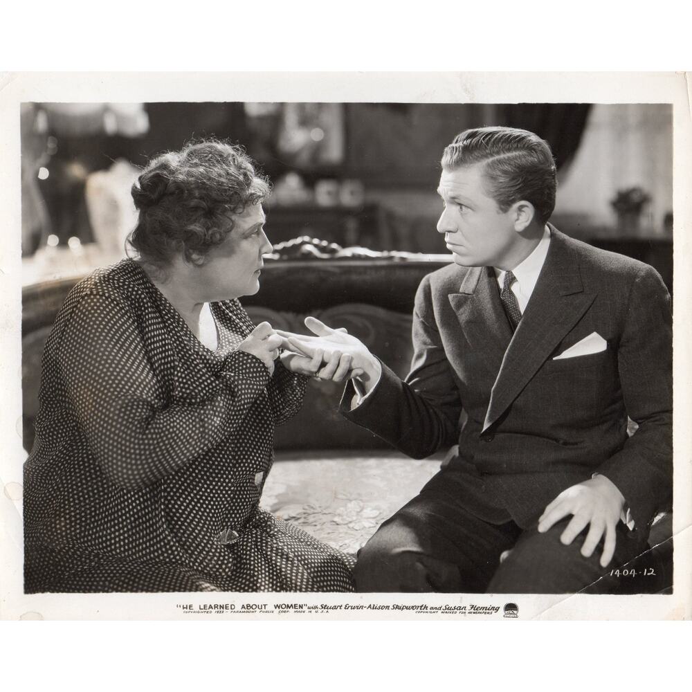 Vintage 1932 He Learned About Women - Stuart Erwin- Movie Still Photo 8x10